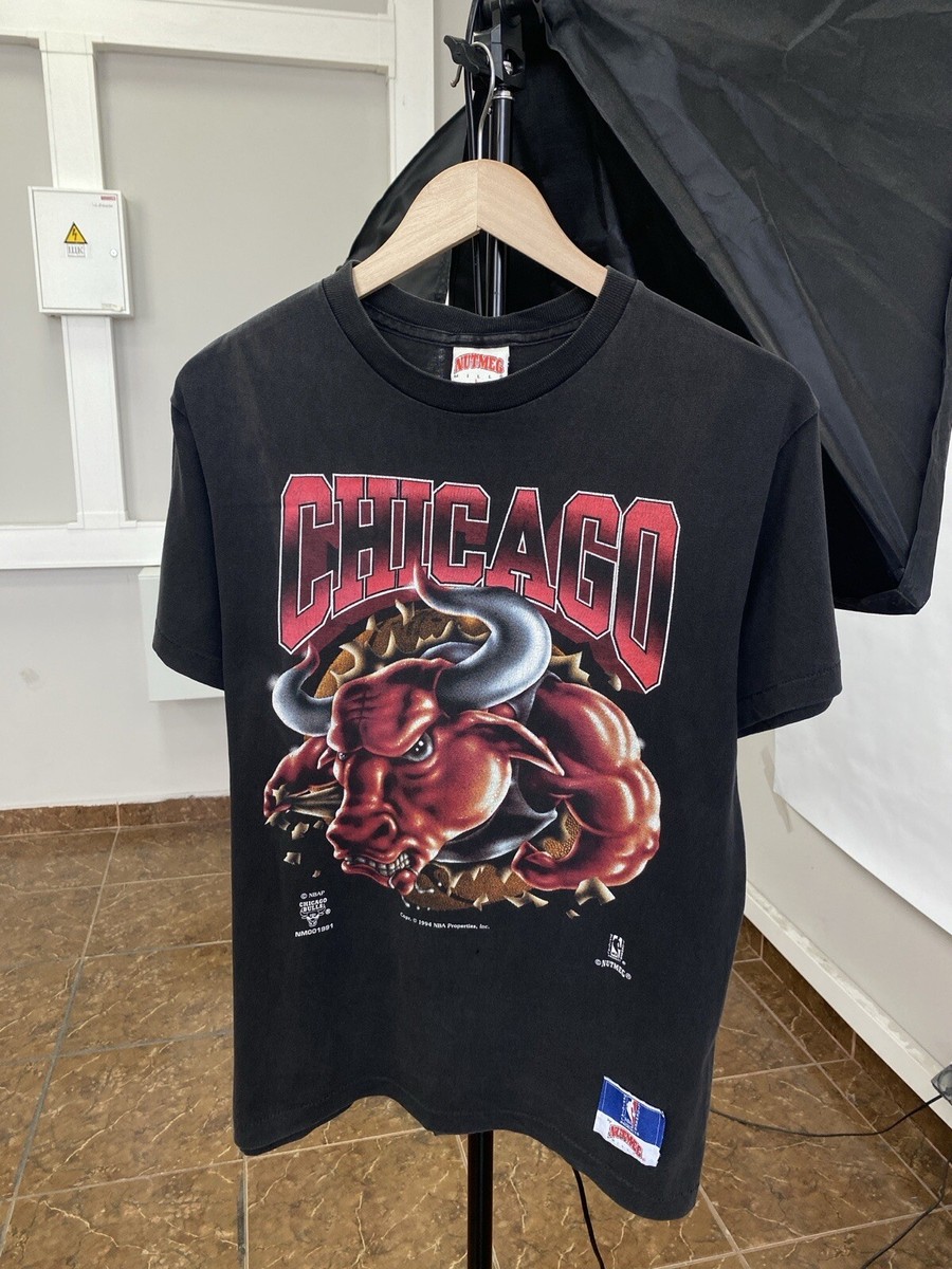 Vintage 1994 Chicago Bulls Nutmeg rare retro t-shirt Made in USA