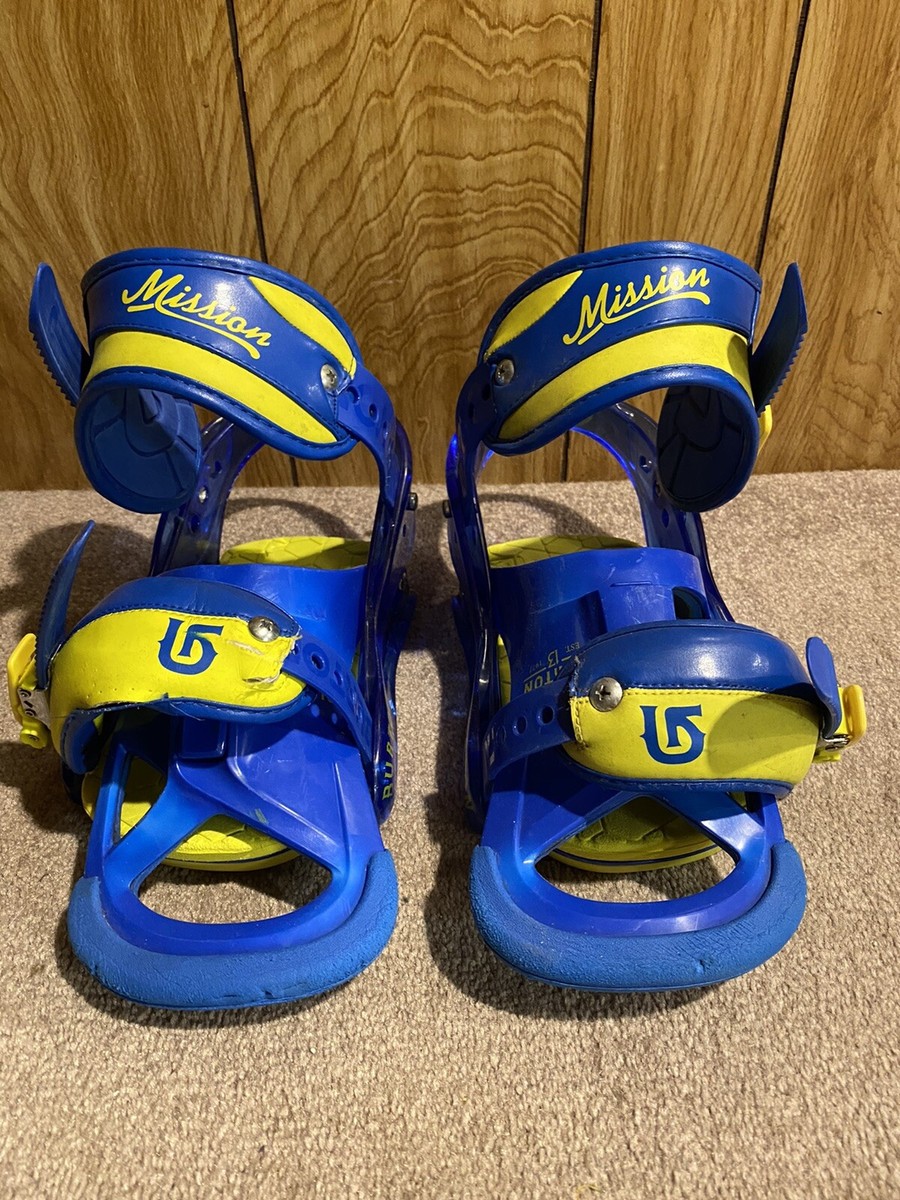 BURTON MISSION SMALLS SNOWBOARD BINDINGS SIZE S | eBay