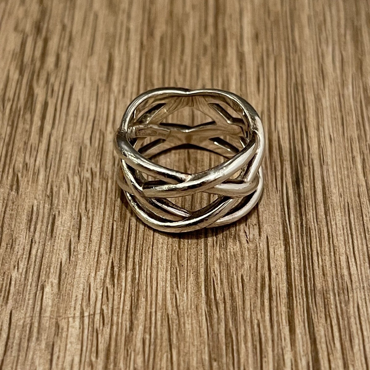 CHIEKO +】tweed ring ツイードリング #13 CHIEKO +】tweed ring