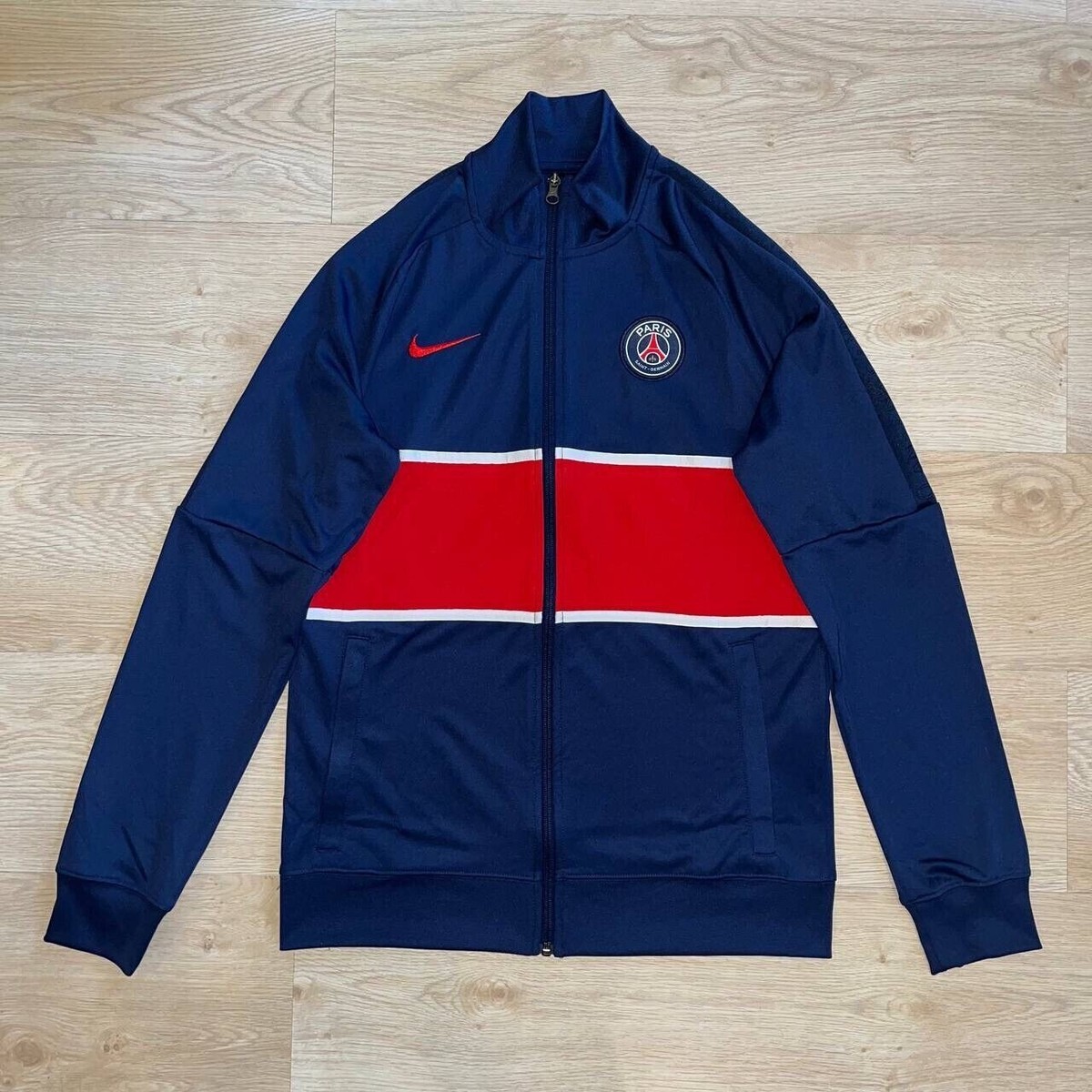 PSG PARIS SAINT-GERMAIN NIKE 2020/21 FOOTBALL ANTHEM JACKET SIZE