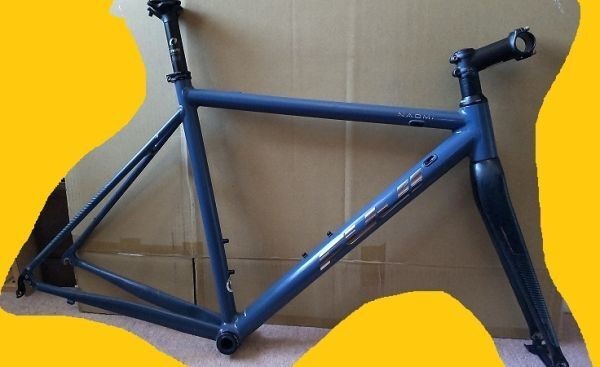 FUJI NAOMI Frame Set Lightweight Aluminum Road Bike Carbon Fork