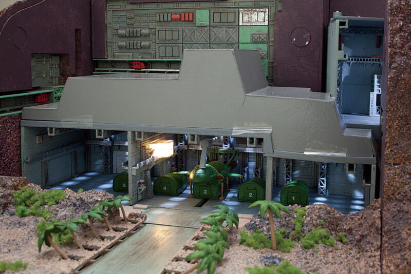 Thunderbirds Tracy Island Complete Model Kit 28