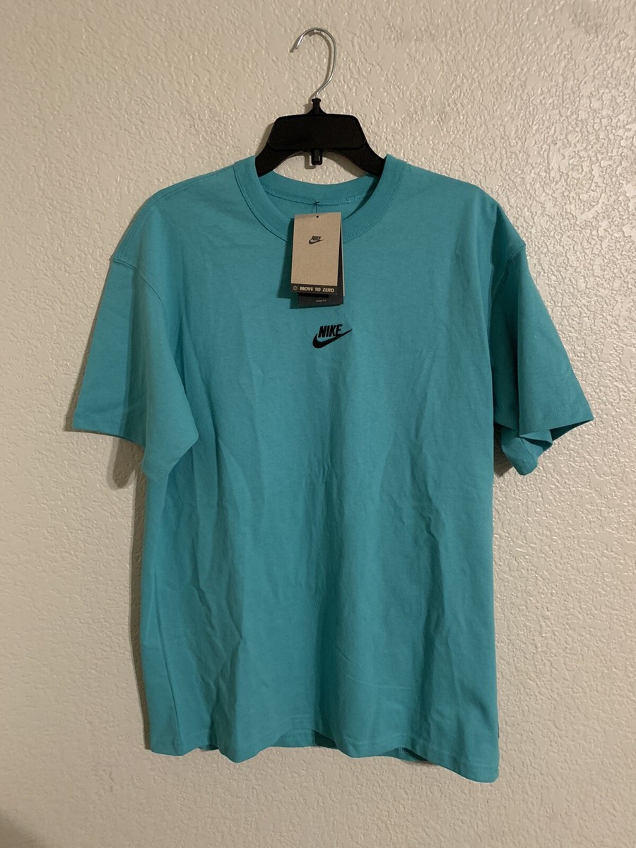 Nike Sportswear Premium Essentials Men Size S Loose Fit Teal T