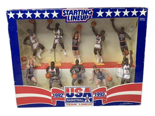 Starting Lineups 1992 Basket Ball Olympic Team Lineup 6 inch
