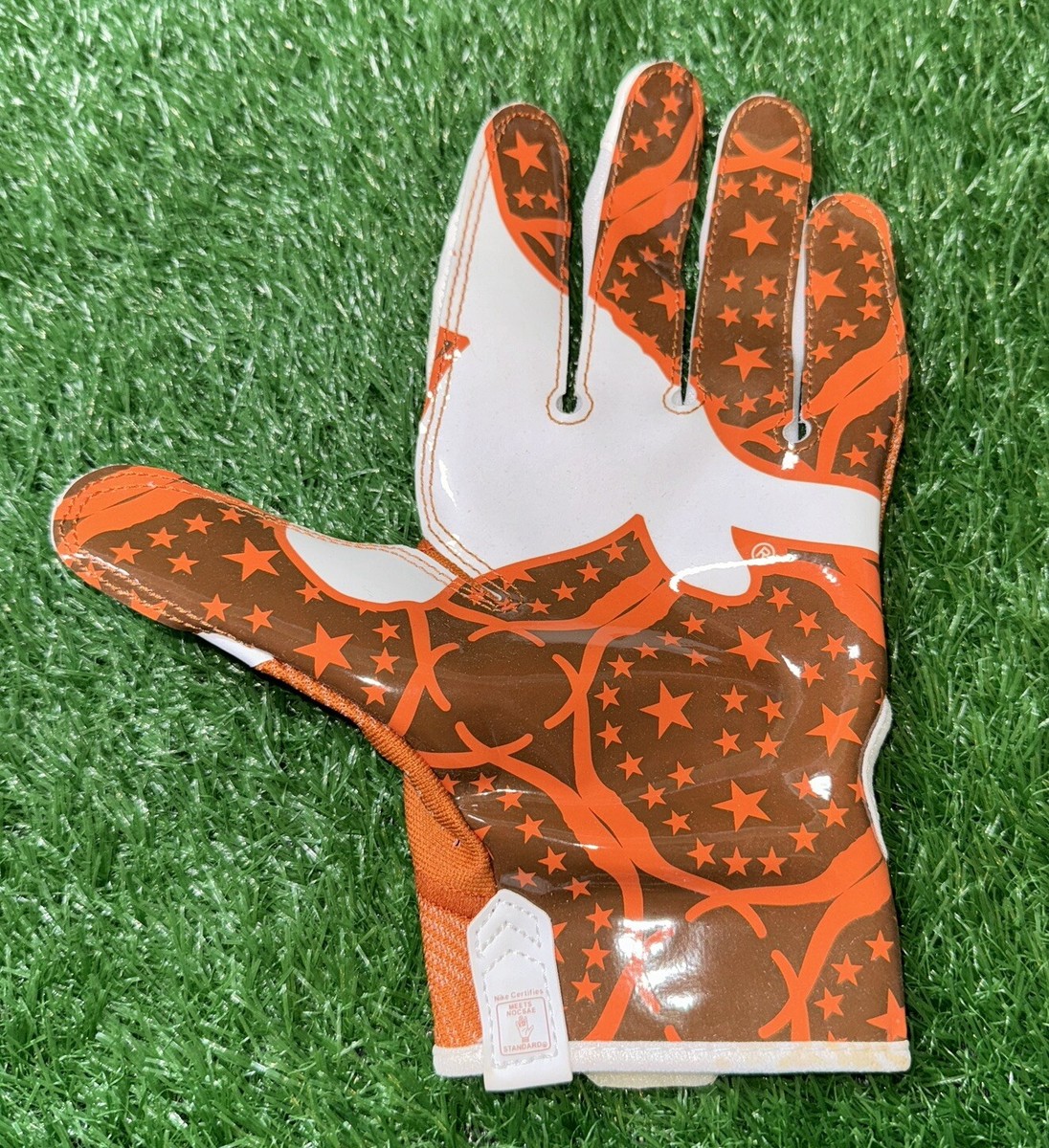 Nike Texas Longhorns Issued Vapor Knit Football Left Glove Only