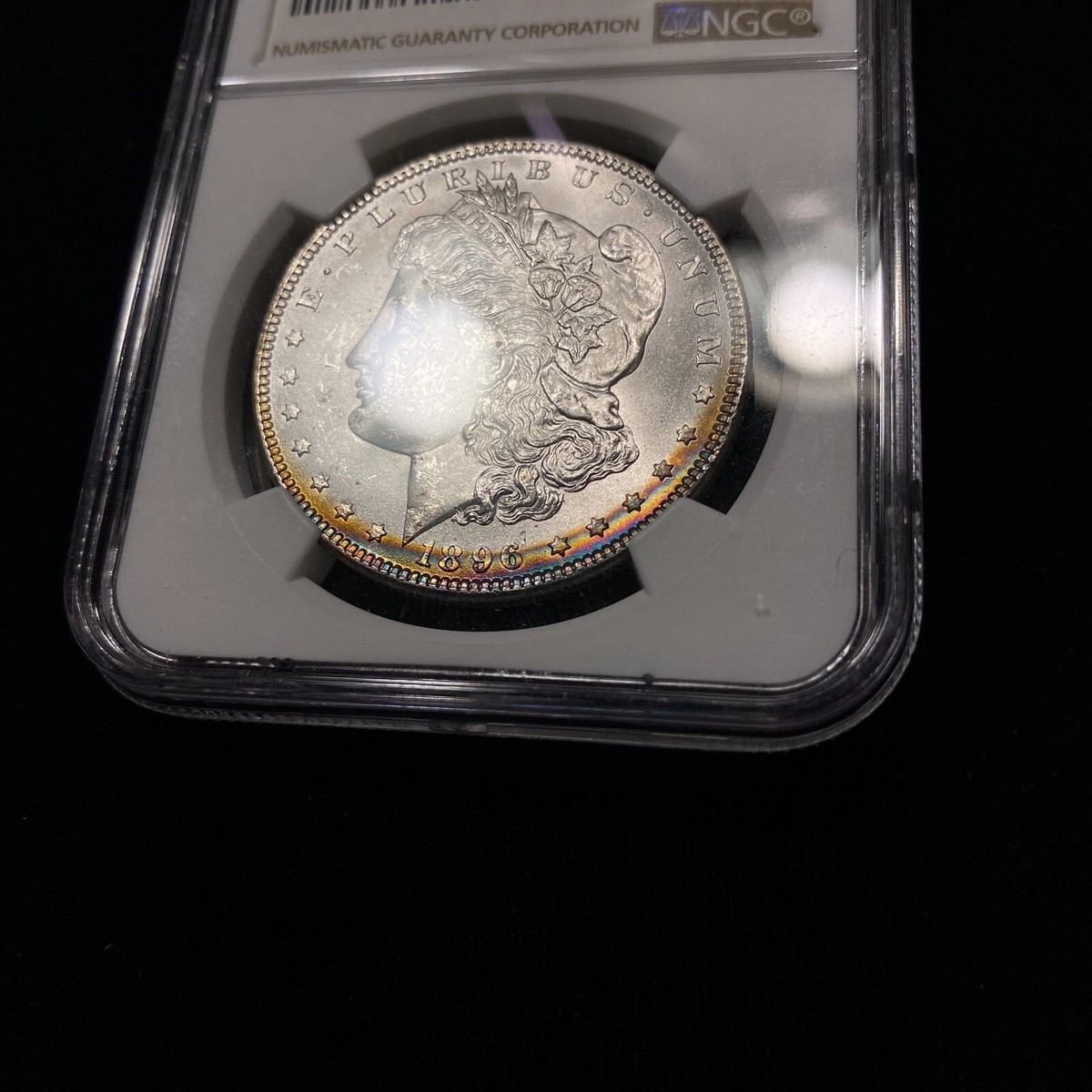 1896 P Morgan Silver Dollar $1 NGC MS63 Old Uncirculated BU