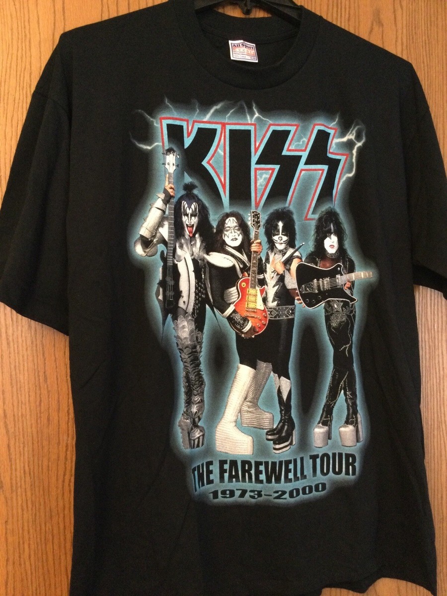 Kiss - The Farewell Tour (1973-2000) - Black Shirt - XL(48) - All