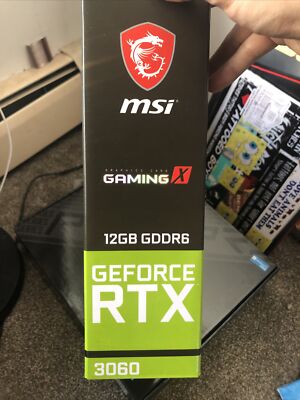 MSI NVIDIA GeForce RTX 3060 12GB GDDR6 Graphics Card - G3060GX12