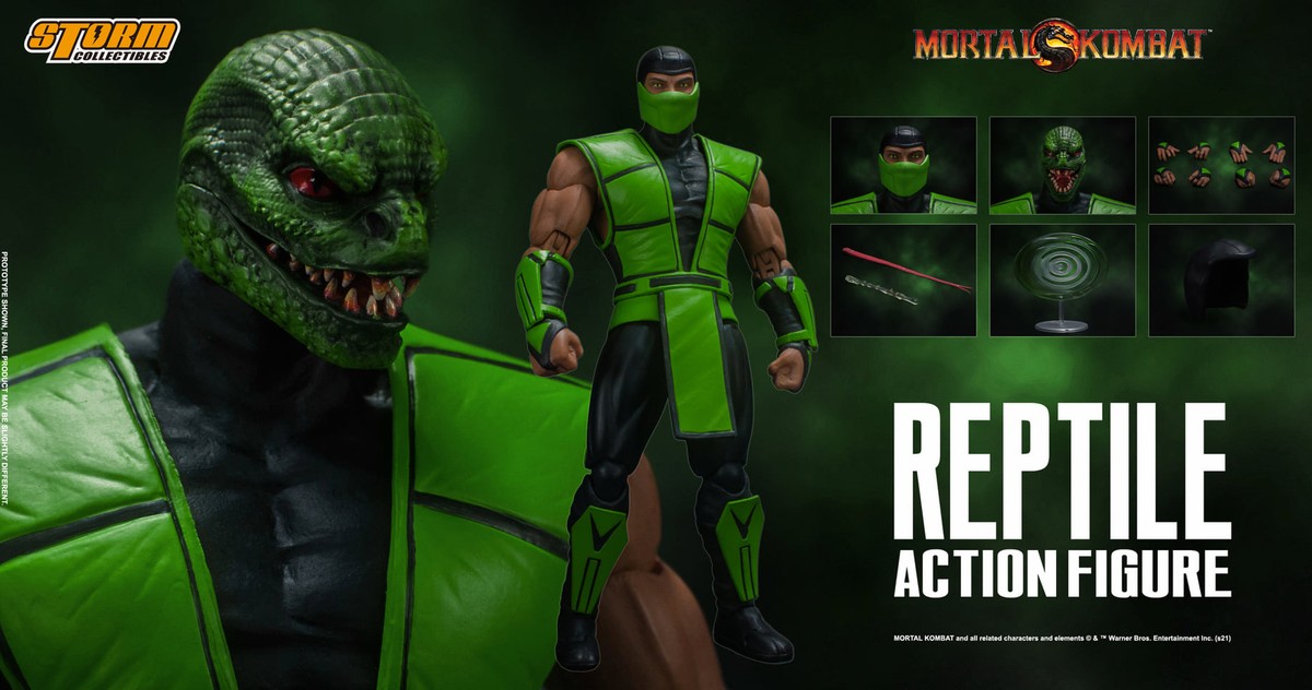 Storm Collectibles Mortal Kombat 3 REPTILE | eBay