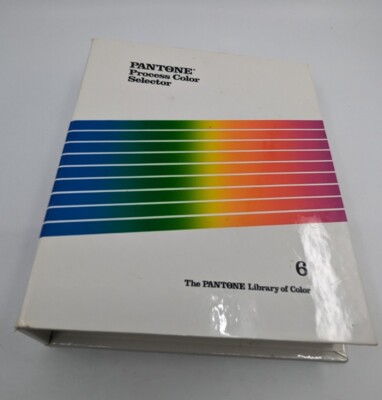 1983 Pantone Process Color Selector Vol. 6 w/81 Coated & 81 Pages