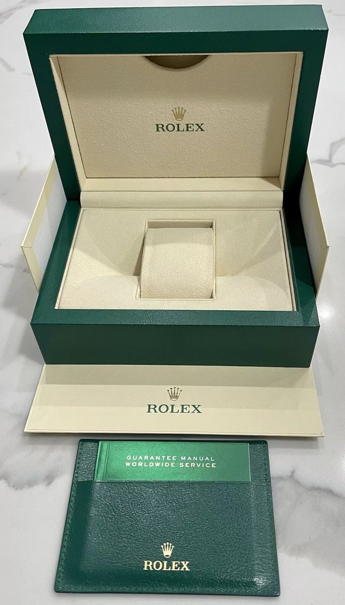 Authentic ROLEX Watch Box OYSTER M + Card Holder DATEJUST