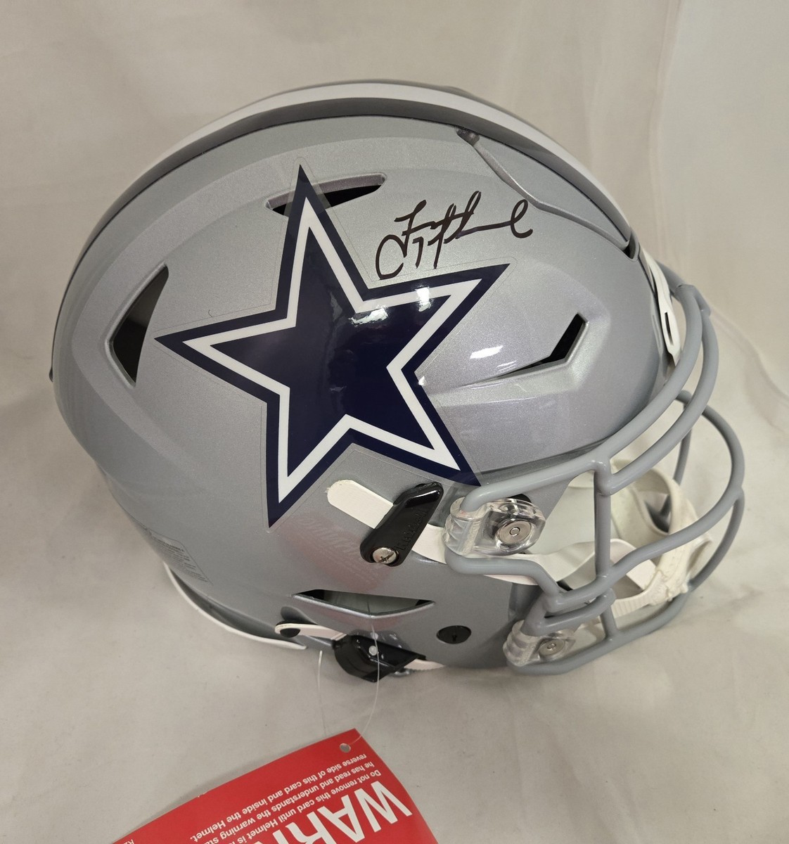 Troy Aikman Signed Dallas Cowboys Full Size Authentic Flex Helmet