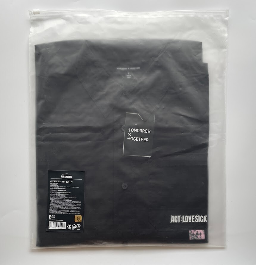 TXT World Tour Act Love Sick Japan POP UP Official Oversized Shirt