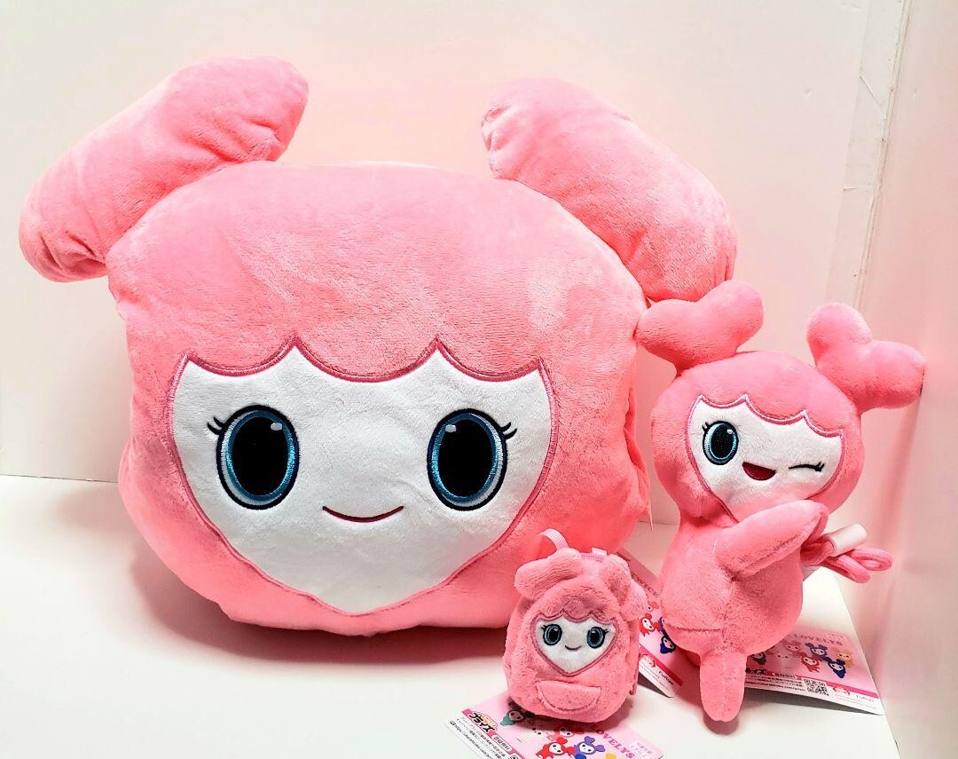 TWICE GIGO Set 3 MOVELY MOMO lovely Plush cushion & Backpack Pouch