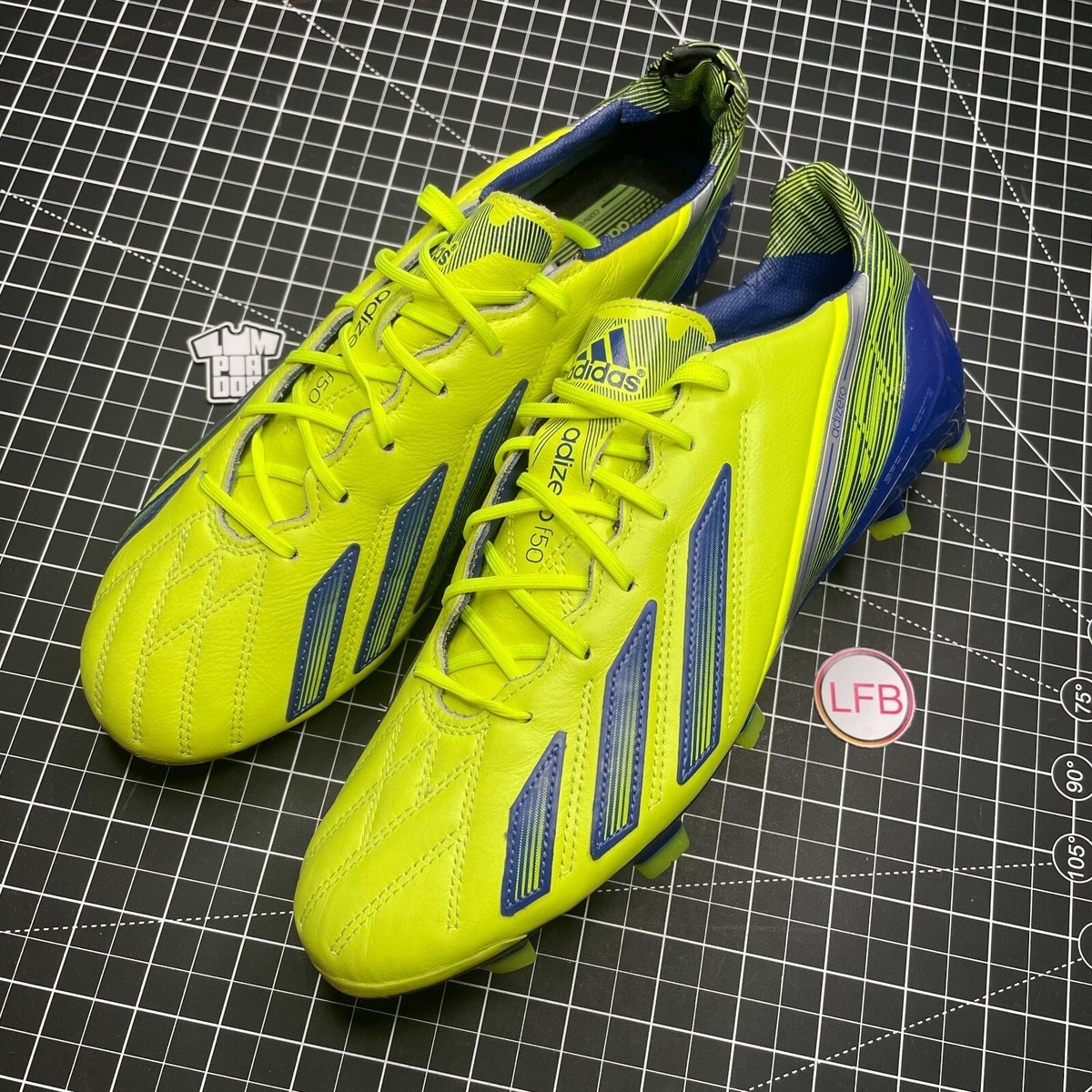 🟡 2013 Adidas F50 Adizero III FG Q33847 - EU 42 2/3 • US 9 • UK