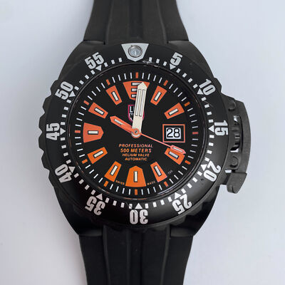 Luminox Deep Dive 1500 Series 44mm Steel Black Dial Automatic Mens