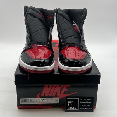Size 13 - Jordan 1 Retro OG High Patent Bred for sale online | eBay