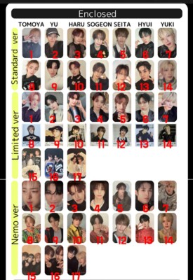 NEXZ - [NALLINA] Album /Limited/nemo Official Original PHOTOCARD