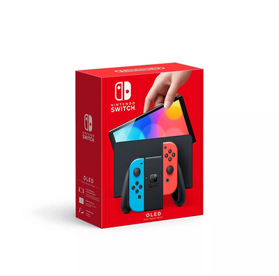 Nintendo HEGSKABAA Switch - OLED Model with Neon Red & Neon Blue