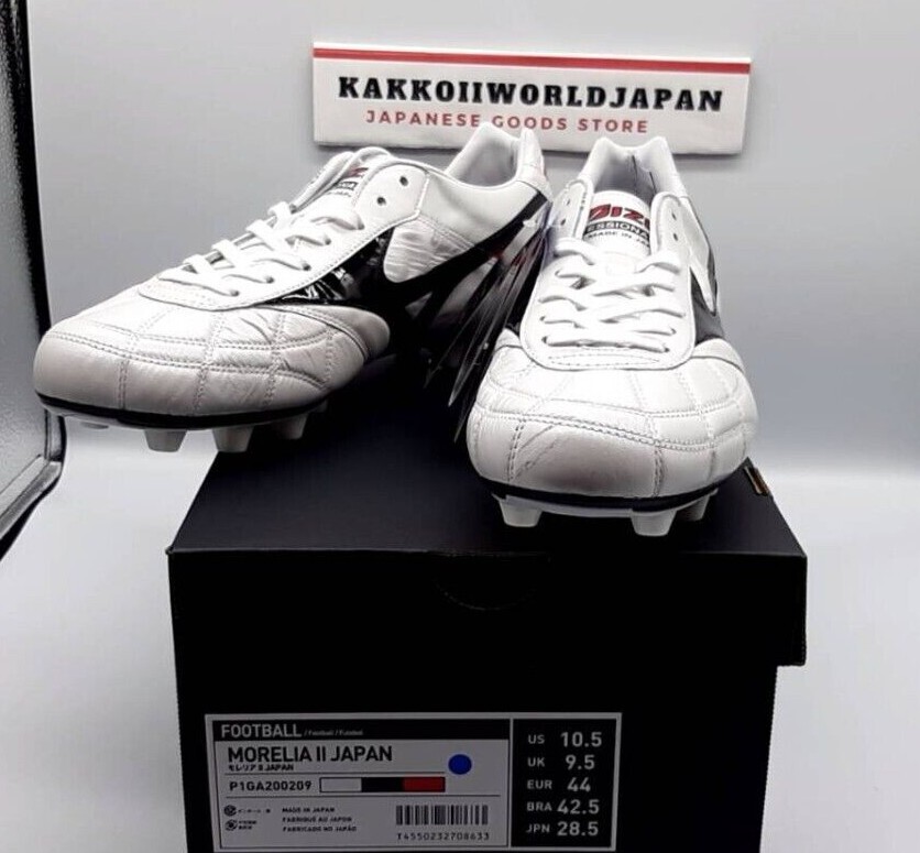 Mizuno Soccer Cleats MORELIA 2 JAPAN P1GA200209 White Cross stitch