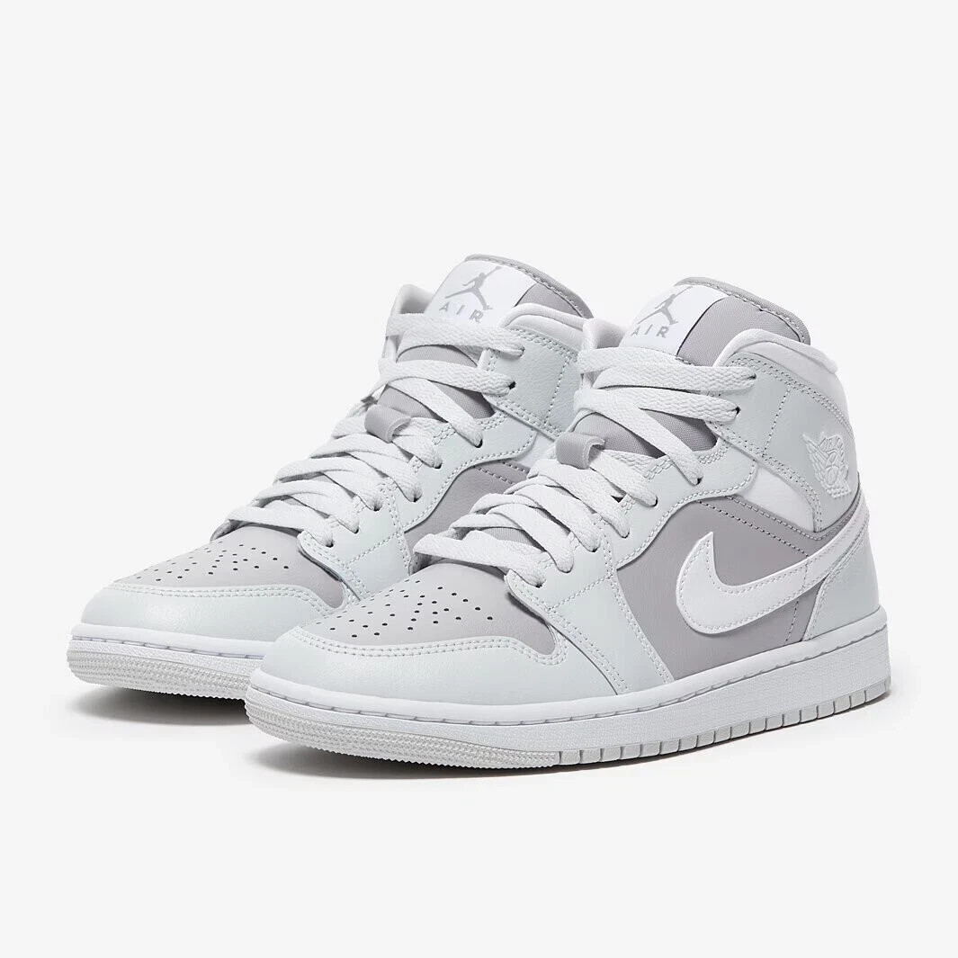 Air Jordan 1 Mid Women's Multi Size Photon Dust/White BQ6472-008