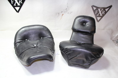 Harley FXR King & Queen seats passenger pad Touring FXRD FXLR FXRT