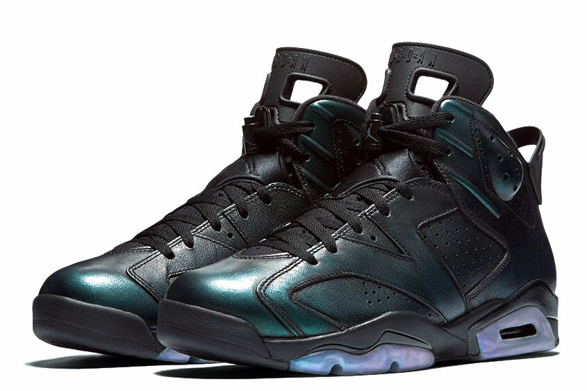 Air Jordan 6 Retro 'All Star' Black/Black-White 907961-015 Size