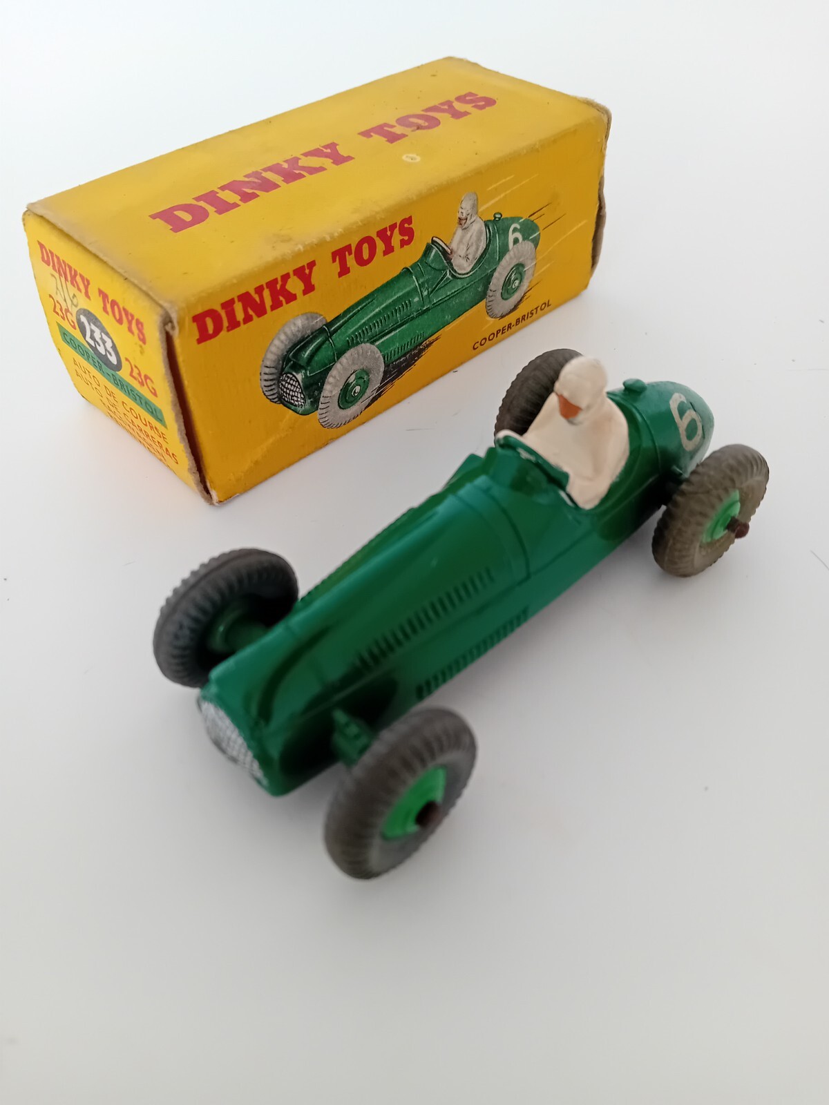 Dinky 233, Cooper Bristol Racing Car - Free Price Guide & Review