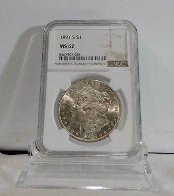MS 62 Graded 1891 Year Morgan US Dollars (1878-1921) for sale | eBay