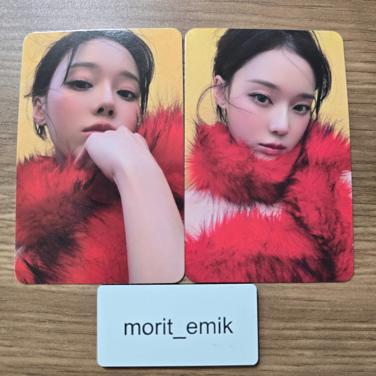 WINTER aespa Rich Man BURST Ver. Japan Exclusive Photo card set