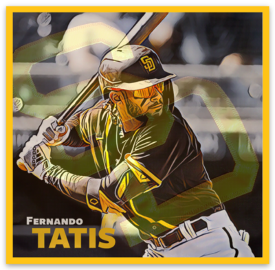 Fernando Tatis Jr. San Diego Padres Character Rendering MLB