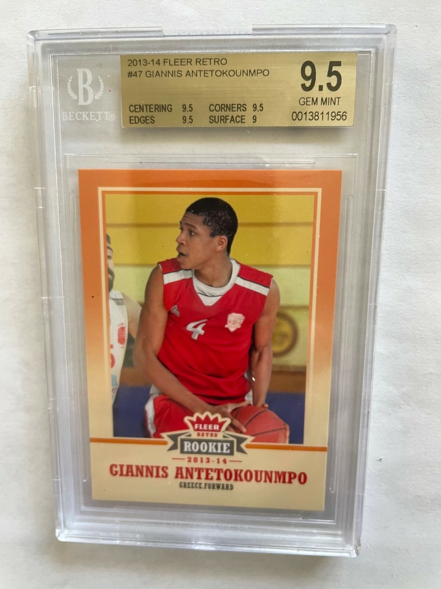 2013-14 Fleer Retro #47 Giannis Antetokounmpo Bucks RC BGS Grade