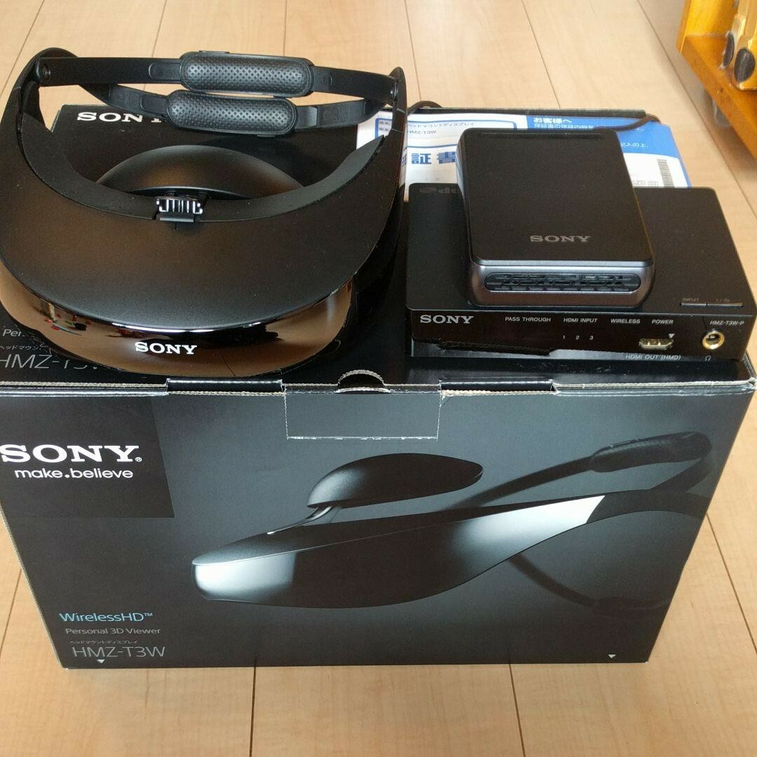 Sony HMZ-T3W Personal 3D Viewer Wireless Head Mounted Display