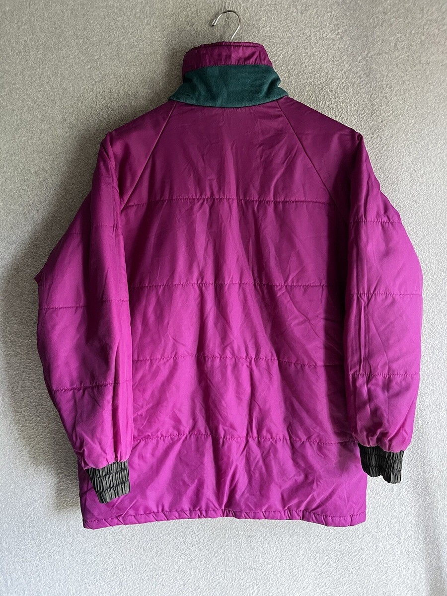 VTG Columbia Jacket Mens Large Reversible Full Zip Nylon Retro Y2K