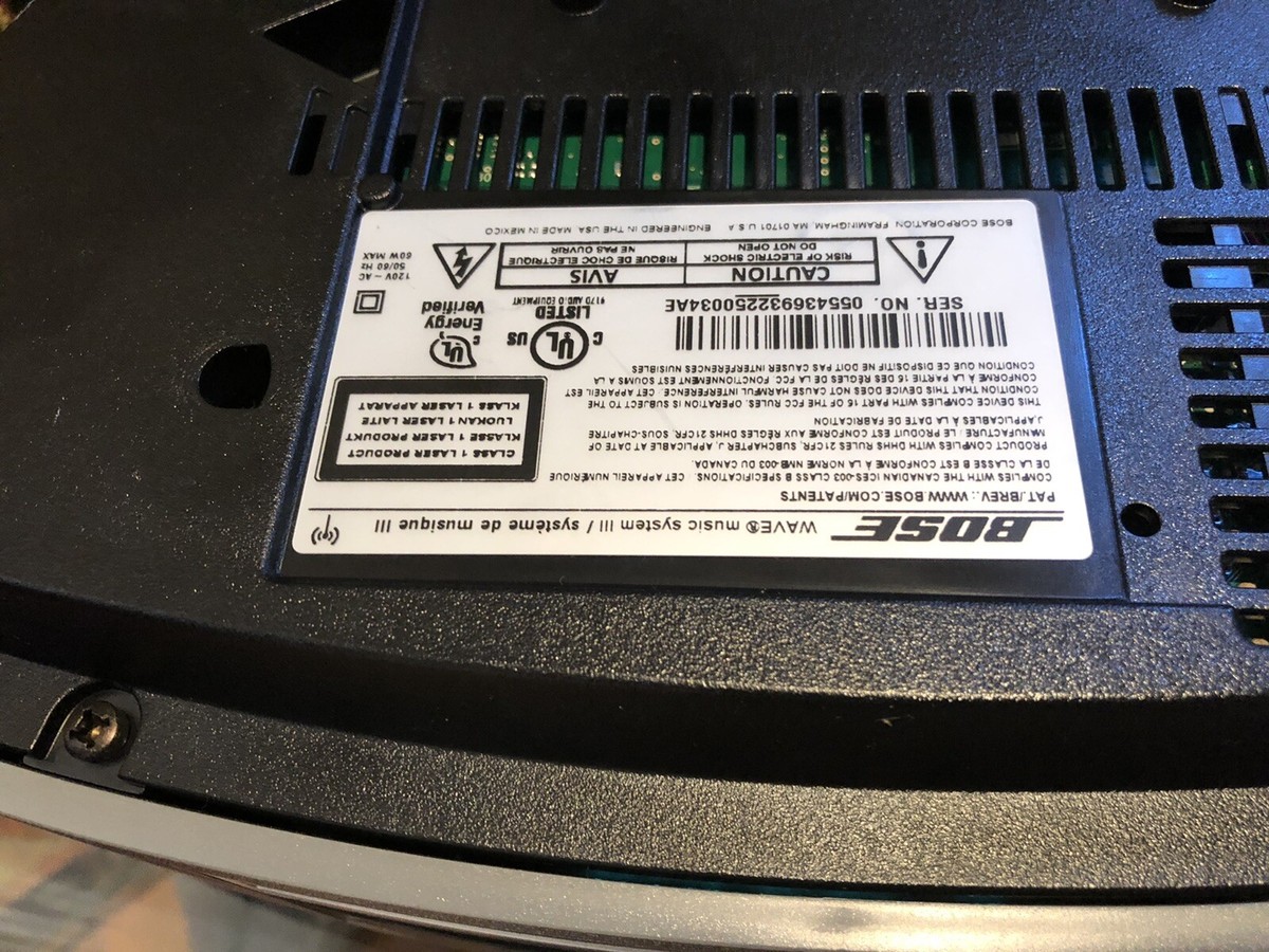 Bose Wave Music System III Silver W Touch Panel W Bluetooth