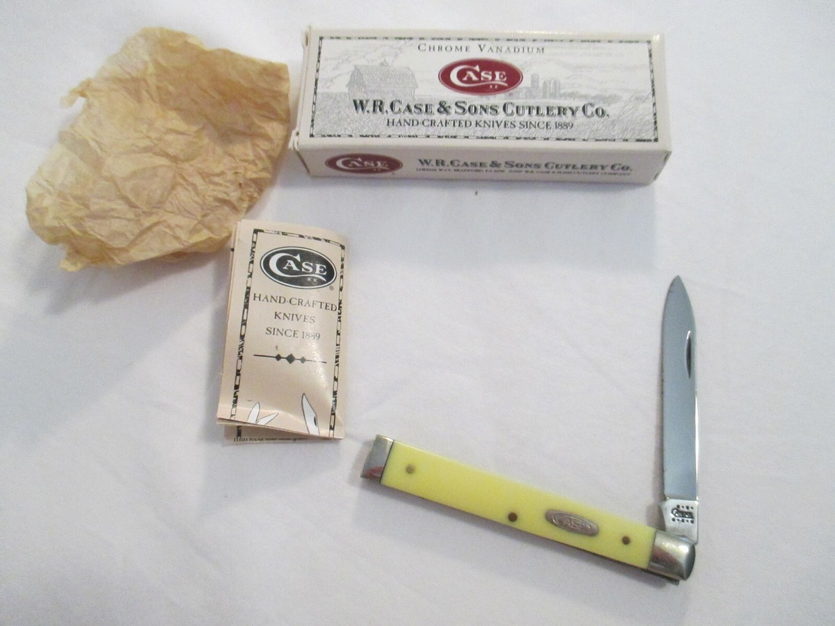 Case XX Knife Yellow Doctors 2001 Pocketknife USA 00119 3185cv for