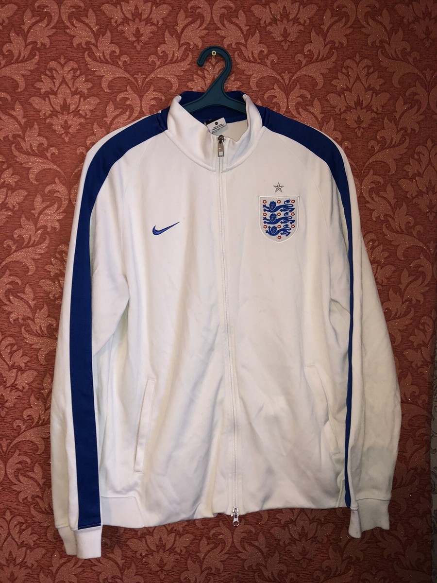 Rare England National Football Team Training Jacket Size Xl Mens