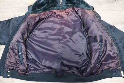 ALPHA INDUSTRIES N2B Vintage 80s Navy blue Nylon Bomber Jacket