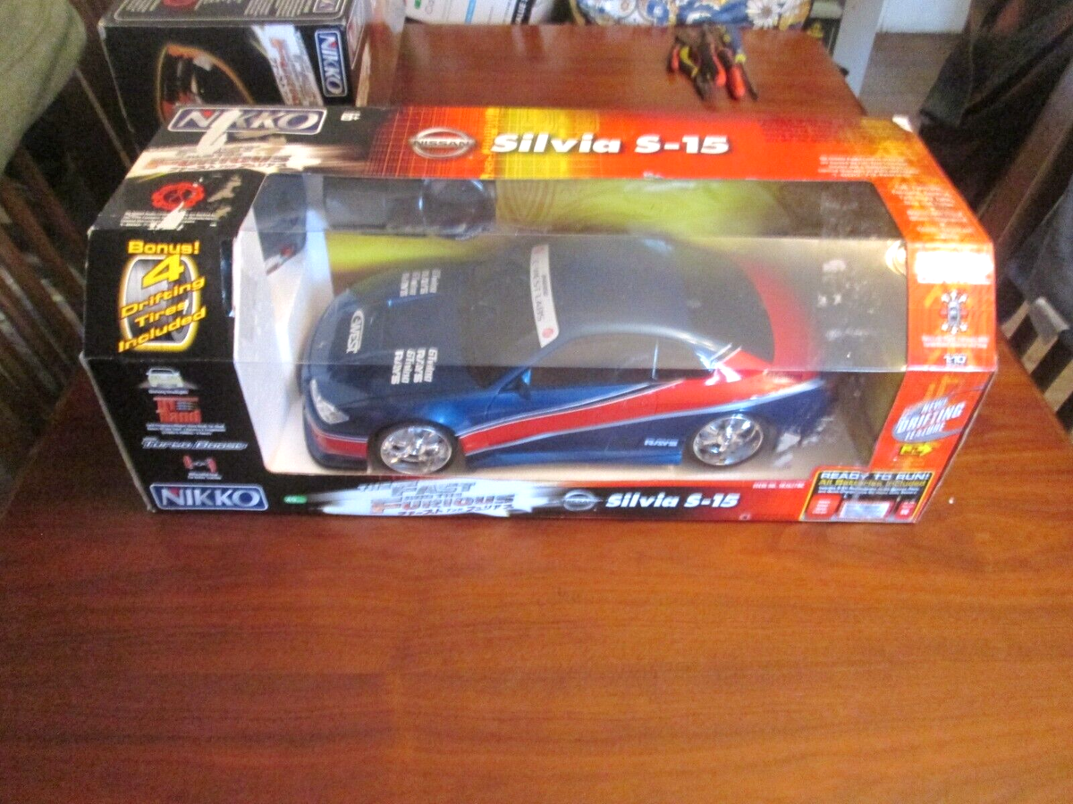 NIKKO Radio Control 1/10 Rc Car Fast and the Furious Nissan Silvia