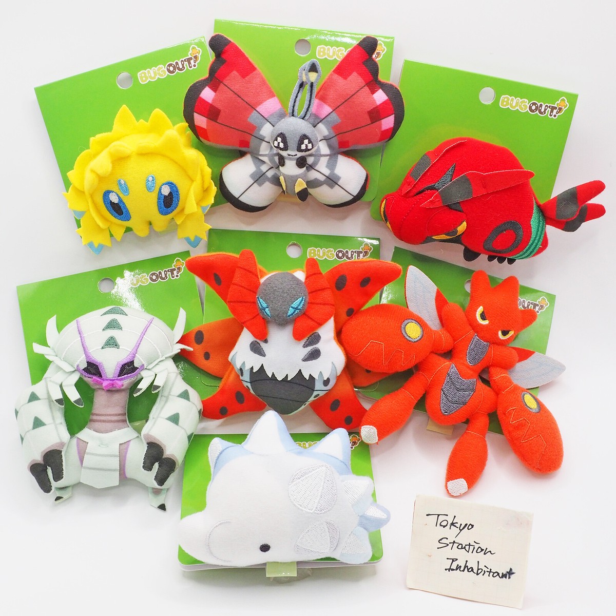 Bug Pokemon Plush Badge 7 Variation 