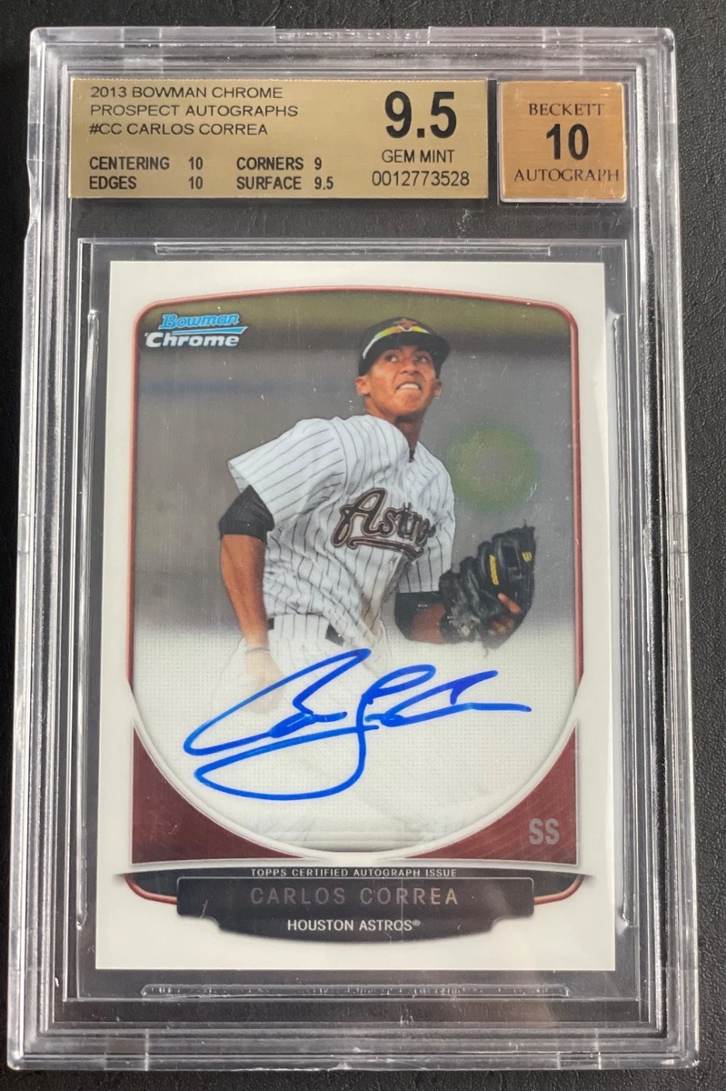Bowman Carlos Correa Baseball Sports Trading Cards & Accessories