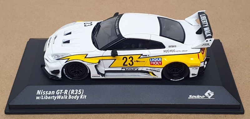 Solido 1/43 Scale S4311208 - Nissan GT-R (R35) #23 Liberty Walk