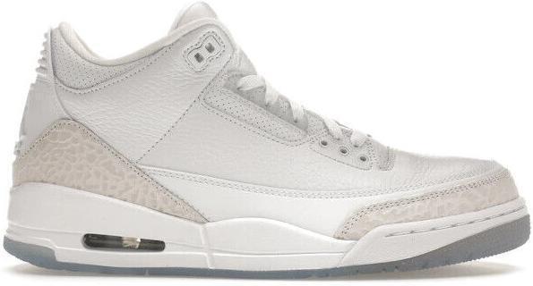 Size 9 - Air Jordan 3 Retro Triple White for sale online | eBay