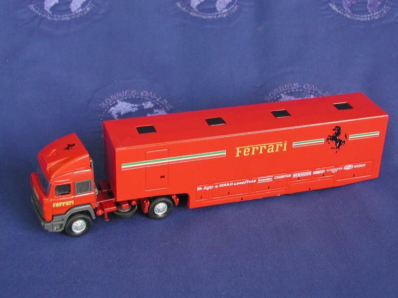 Old Cars 87700 Iveco Semi-Truck Race Car Transporter - Ferrari 1