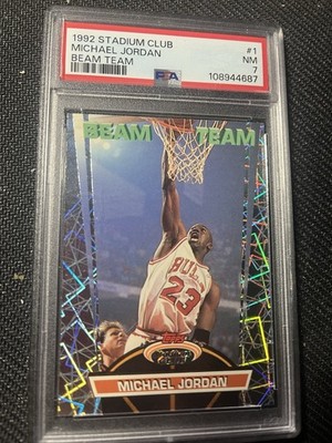 1992-93 Topps Stadium Club - Beam Team Michael Jordan #1 for sale