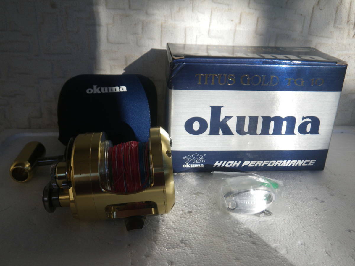 Okuma Titus Gold TG10 / With Box / Some scratches and stains