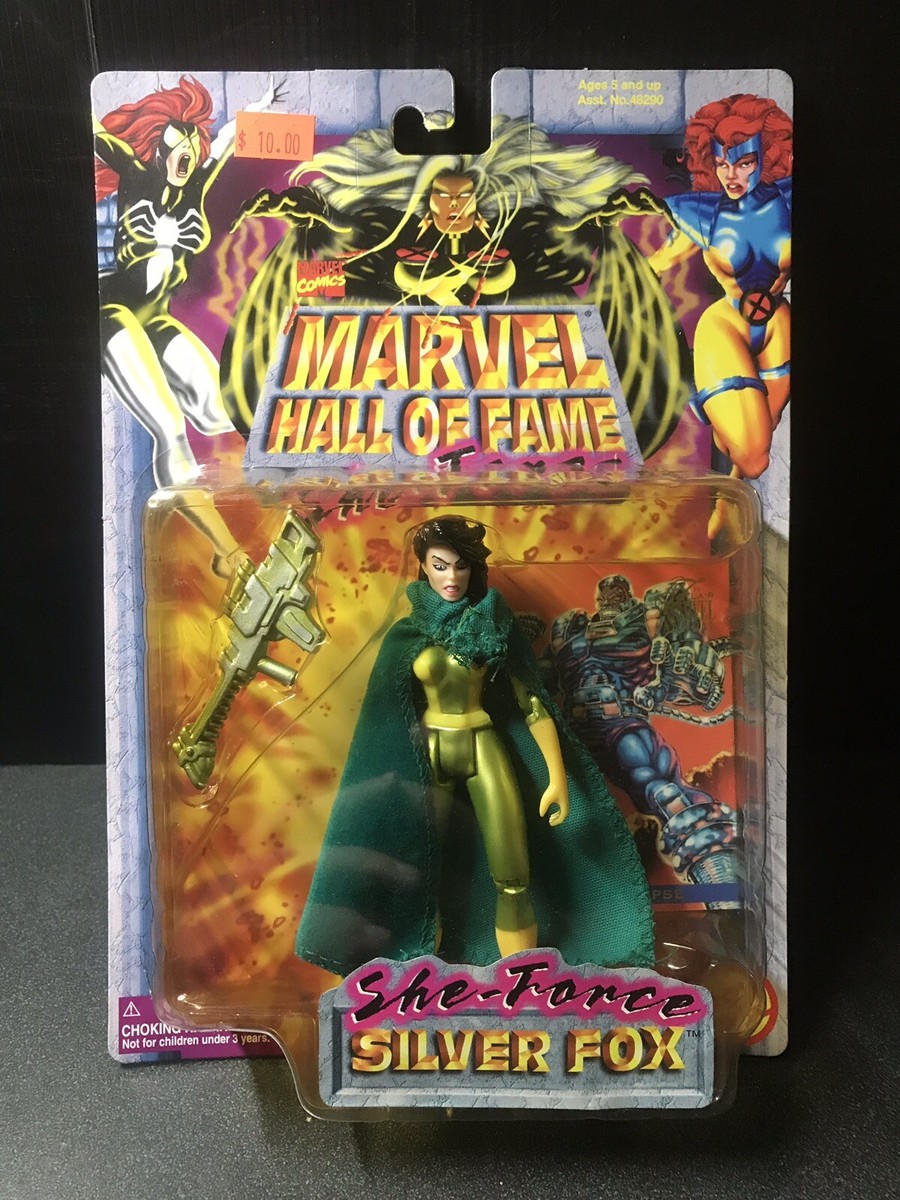 Toy Biz Marvel Hall of Fame She Force Silver Fox MOC | eBay