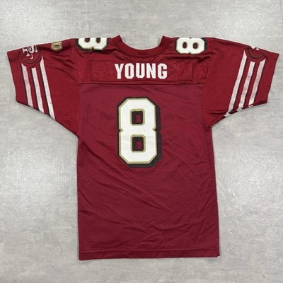 Vintage San Francisco 49ers Steve Young Jersey Youth Small NFL