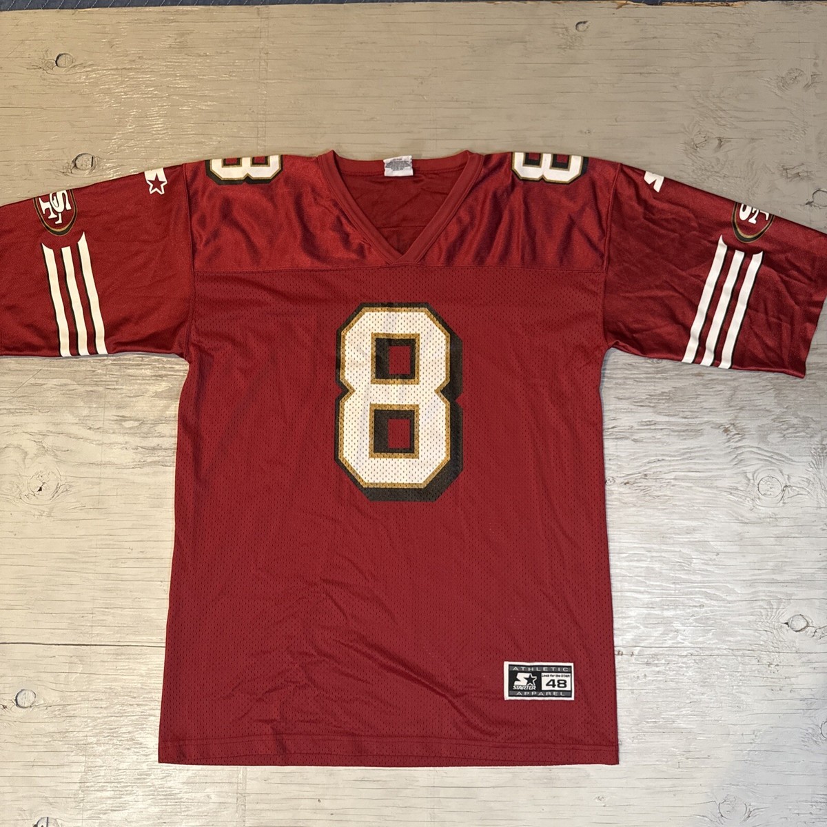 Vintage 90s NFL Starter San Francisco 49ers Steve Young #8