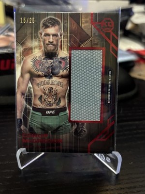 2025 UFC Knockout Conor McGregor Fight Mat Relic Card #'d /25 SSP